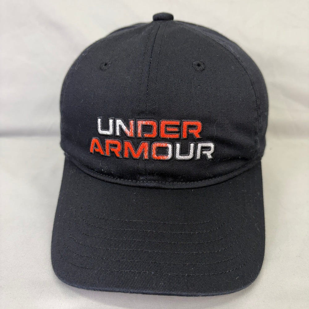 Under Armour Baseball Cap Athletic Youth OSFM Black Embroidered Logo Hat